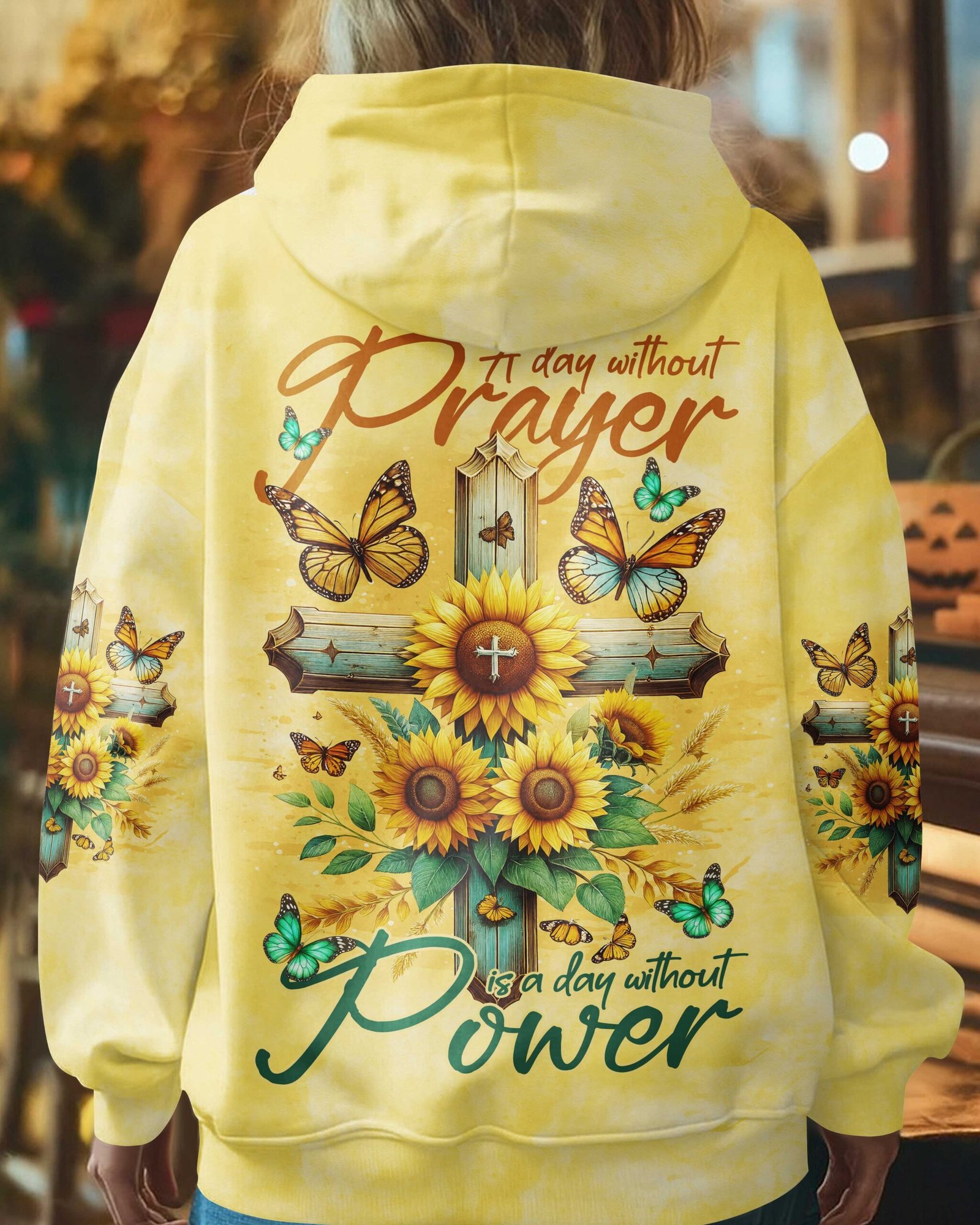 A Day Without Prayer Is A Day Without Power T-Shirt - Image 17
