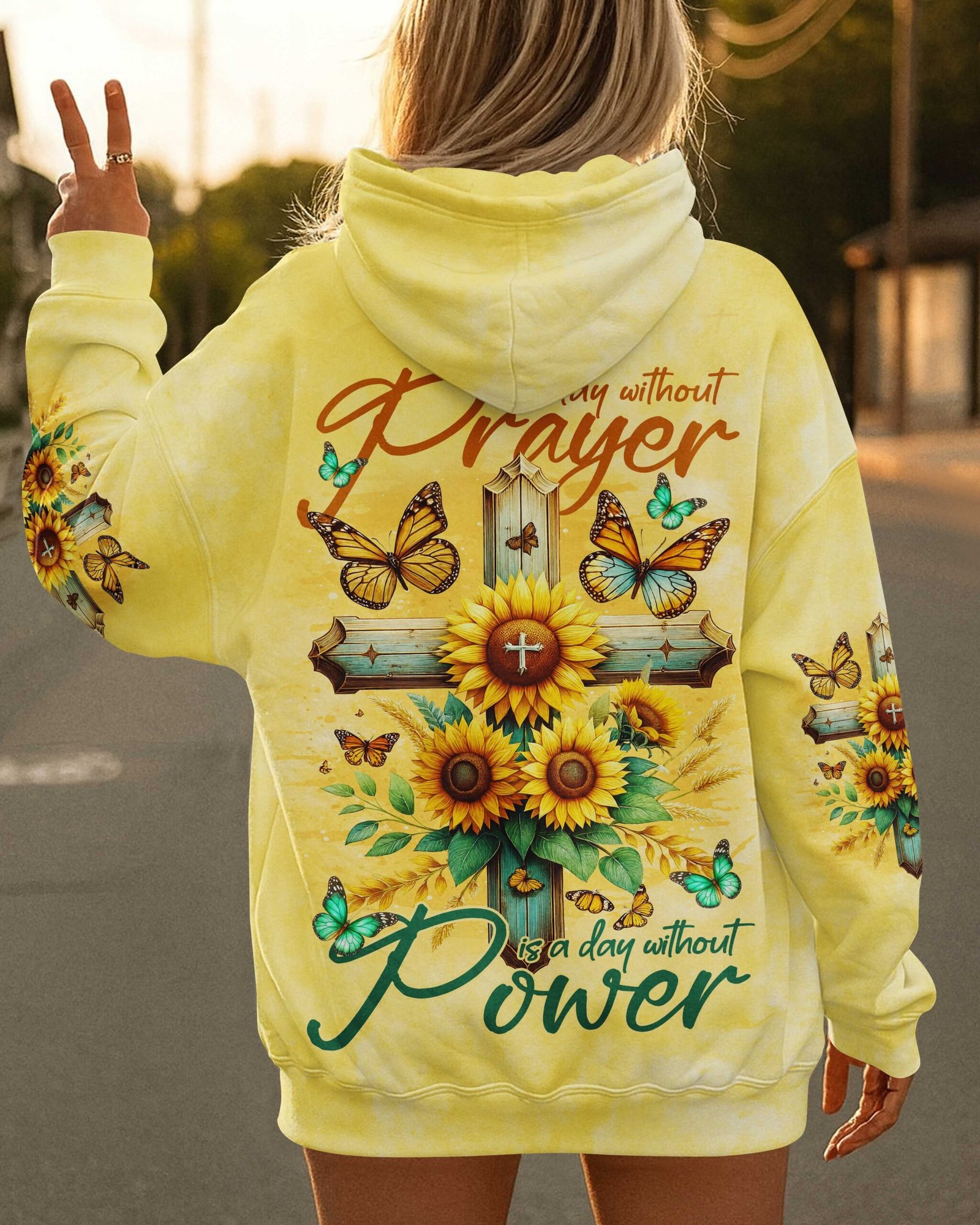 A Day Without Prayer Is A Day Without Power T-Shirt - Image 18
