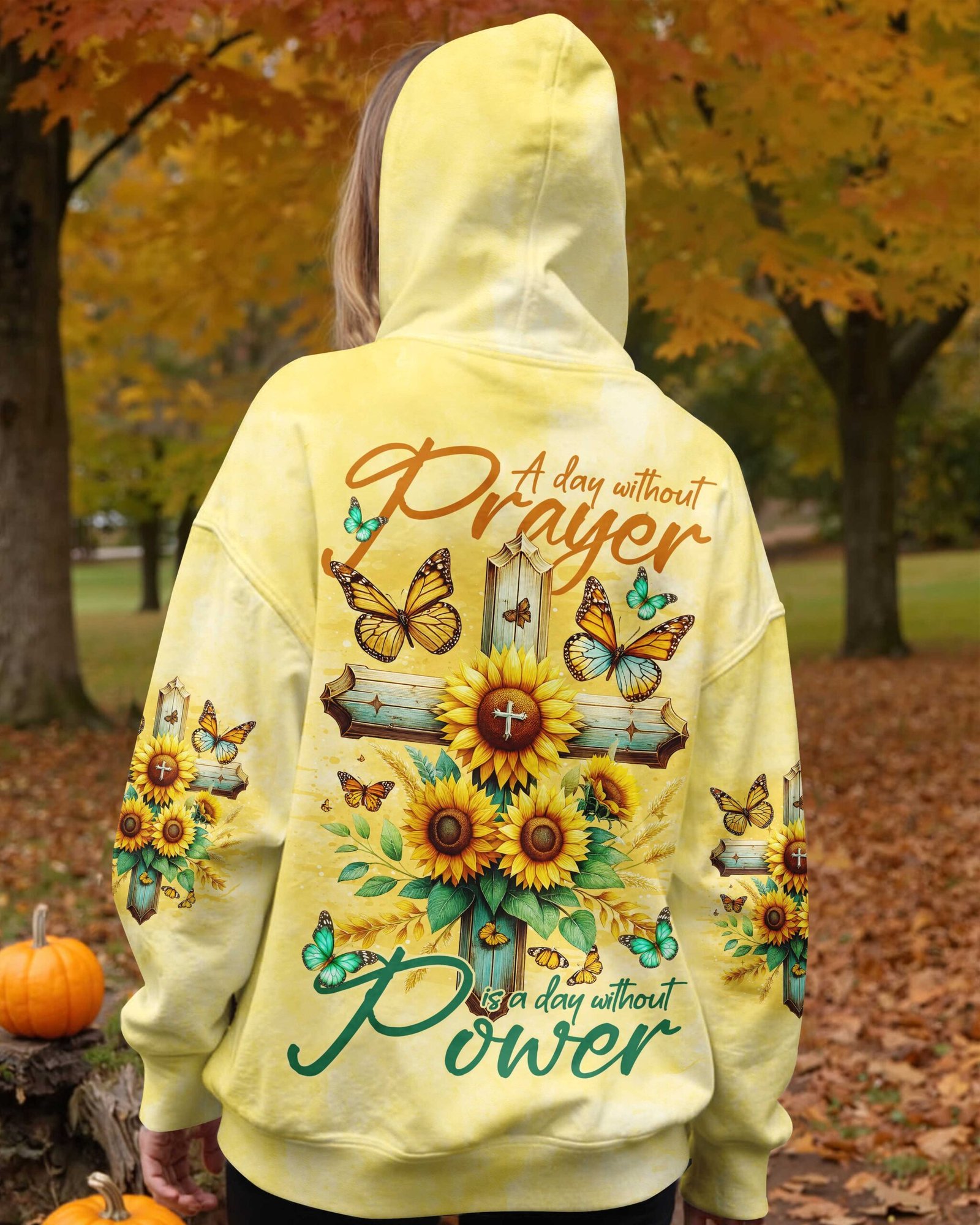 A Day Without Prayer Is A Day Without Power T-Shirt - Image 3
