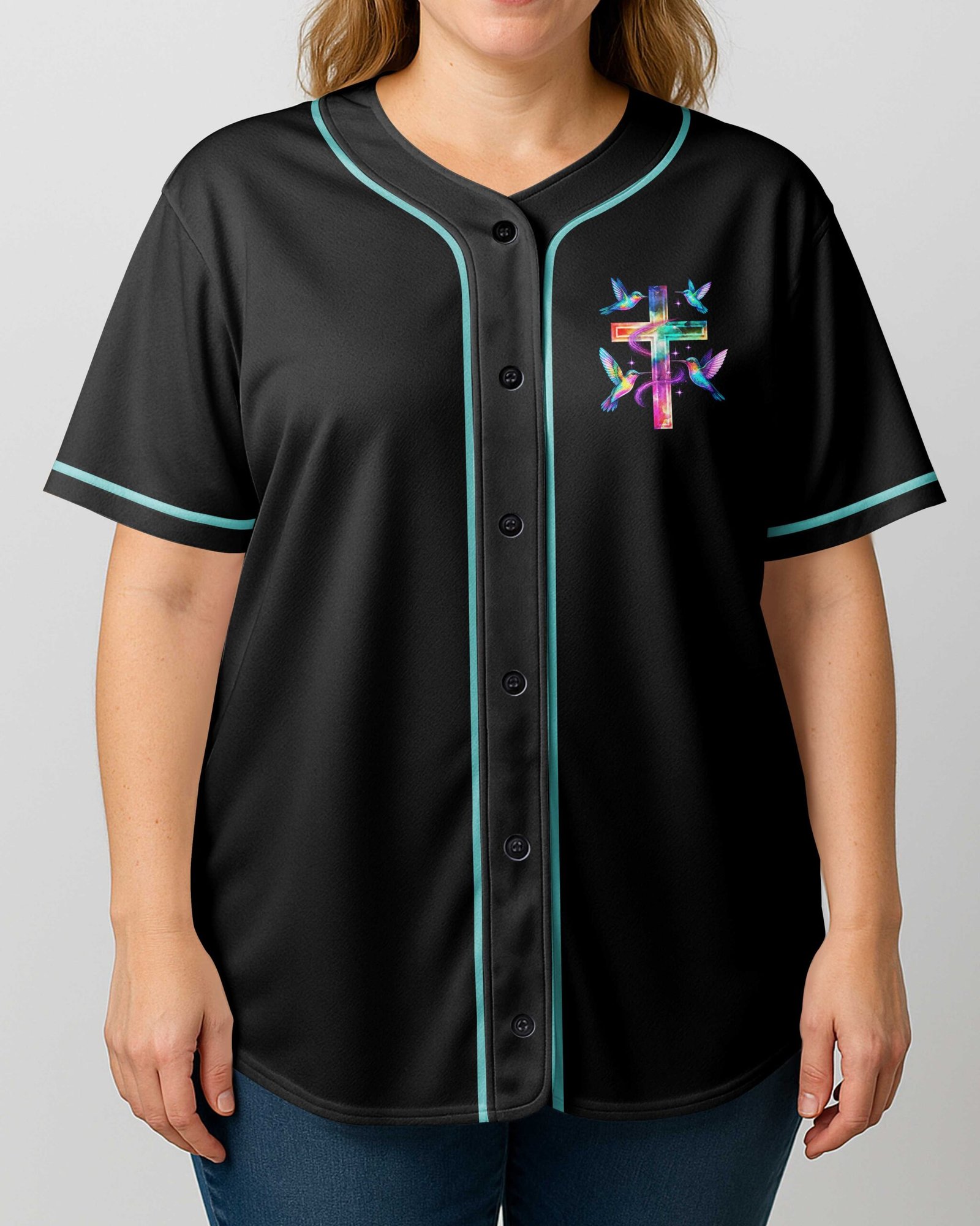 Faith Hope Love Believe Dream All Over Print Jersey - Image 3