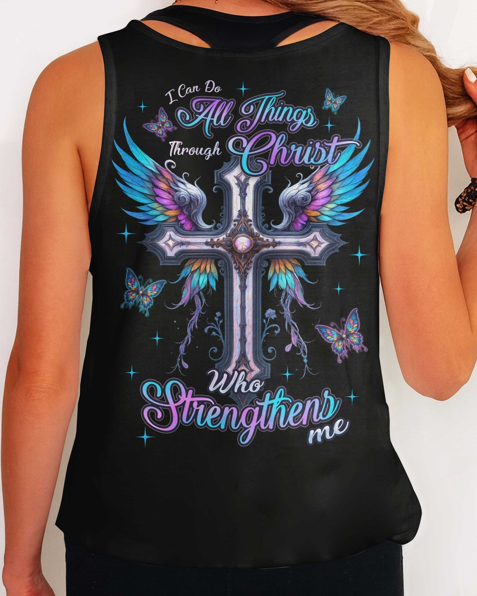 I Can Do All Things Through Christ Who Strengthens Me T-Shirts - Image 18